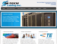 Tablet Screenshot of hi-techcabling.com